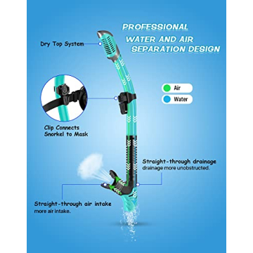 Greatever Dry Snorkel Set for Ultimate Underwater Discovery