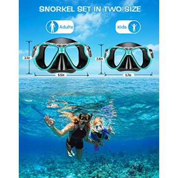 Greatever Dry Snorkel Set for Ultimate Underwater Discovery