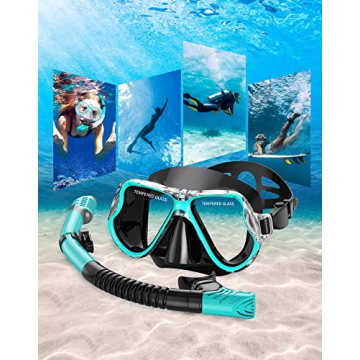 Greatever Dry Snorkel Set for Ultimate Underwater Discovery