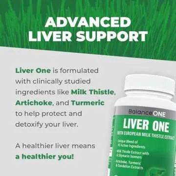 Balance ONE Liver Support Supplement - Natural Detox for All