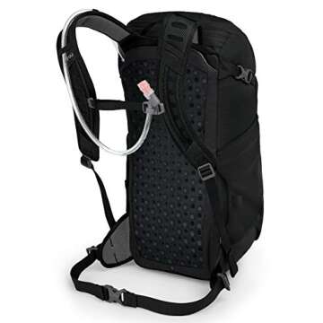 Osprey Skarab 22L Men's Hiking Backpack with Hydraulics Reservoir, Black