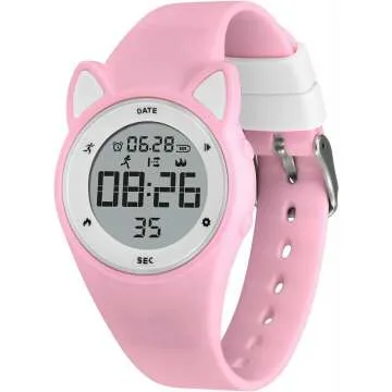 Kids Digital Sports Watch with Pedometer & Alarm
