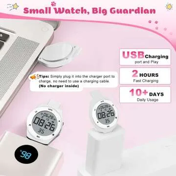 Kids Digital Sports Watch with Pedometer & Alarm