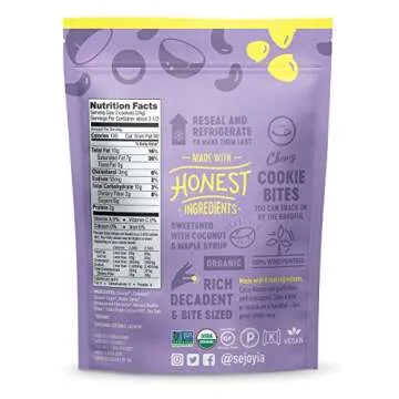 Sejoyia Gluten Free Vegan Coco Roons Paleo Keto Snacks, Chocolate Chip, 3 Ounce (6 Count), Organic Coconut