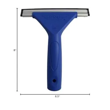 Ettore 6 Inch All Purpose Window Squeegee for Cleaning