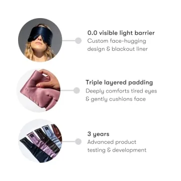 DROWSY Silk Sleep Mask - Luxury Eye Comfort for Restful Sleep