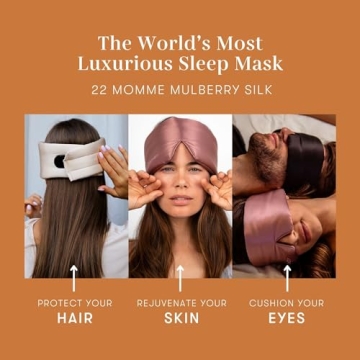 DROWSY Silk Sleep Mask - Luxury Eye Comfort for Restful Sleep
