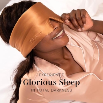 DROWSY Silk Sleep Mask - Luxury Eye Comfort for Restful Sleep