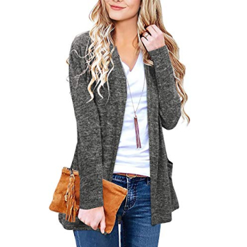 ULTRANICE Cardigan Sweaters Womens Fall Fashion 2024 Lightweight Long Sleeve Casual Business Clothin...
