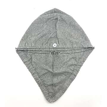 Donna Frizz Free Hair Drying Cap 1PC, for Curly Hair, Straight Hair, One Size Fit Women or Men, Hair Turban, Wet Hair Elastic Band, Absorbent Dry Hair Turban