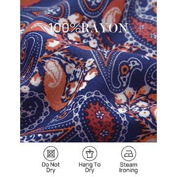 ZESICA Women's Summer Wrap Dress - Bohemian Floral Print