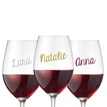 Vino Marker Wine Glass Pens for Parties - Multicolor 4 Pack