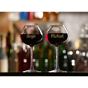 Vino Marker Wine Glass Pens for Parties - Multicolor 4 Pack