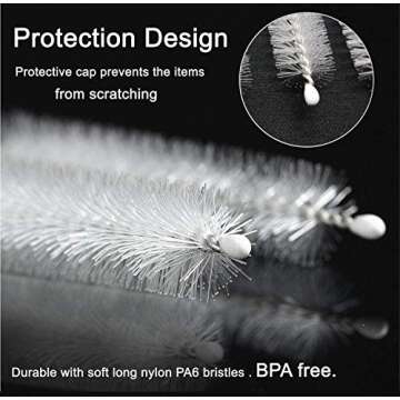 AFUUFA Extra Long Straw Cleaner Brushes for Stanley Mugs