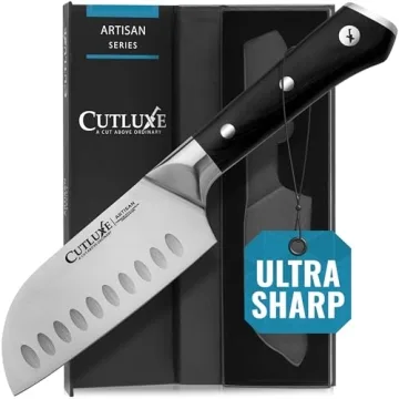 Cutluxe Santoku Knife – 5" Chopping Knife for Versatile Cooking