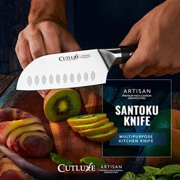 Cutluxe 5" Santoku Knife - Ergonomic & Razor Sharp