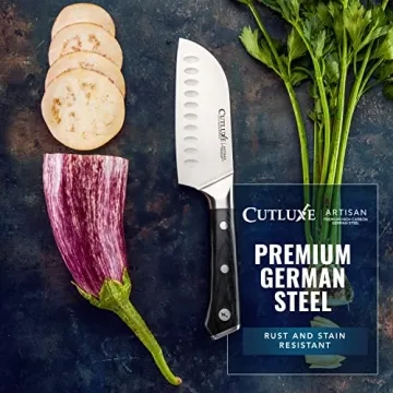 Cutluxe 5" Santoku Knife - Ergonomic & Razor Sharp