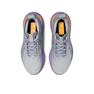 ASICS Women's Gel-Nimbus 25 Running Shoes, 9, Piedmont Grey/Pure Silver