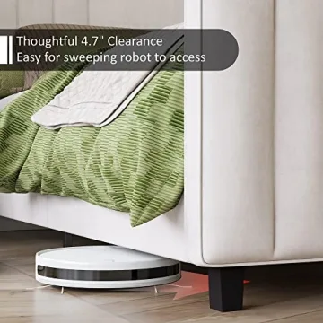 Elegant Velvet King Bed Frame with Tufted Design