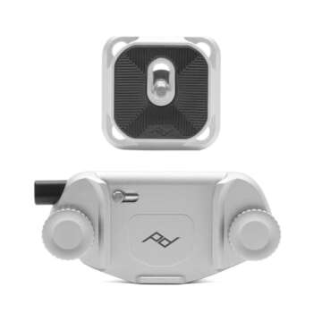 Peak Design Capture Camera Clip V3 (Silver with Plate)