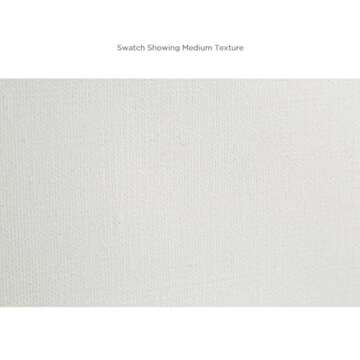 Creative Mark The Edge All Media Cotton Deluxe Stretched Canvas - 12x12" - 3 Pack of 1-1/2'' Deep Triple Acrylic Primed Canvas for Painting