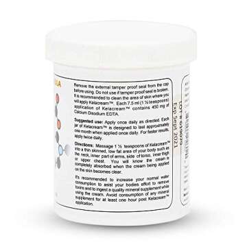 KelaCream EDTA Heavy Metal Detox Cream for Effective Toxin Removal