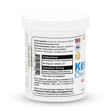 KelaCream EDTA Heavy Metal Detox Cream for Wellness
