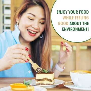 KITCHSENTIAL Bamboo Cutlery Set - Eco-Friendly Utensils Set