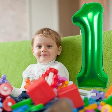 Giant Green 17 Balloons for 17th Birthday Parties