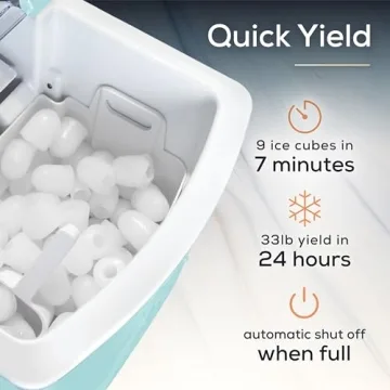 Portable Igloo Electric Ice Maker - 33 lbs Daily Ice Production