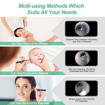 Earwax Removal Camera with 1080P HD for Home Care