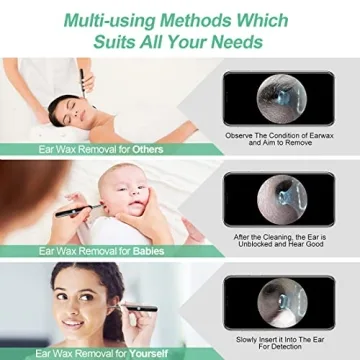 Earwax Removal Camera with 1080P HD for Home Care