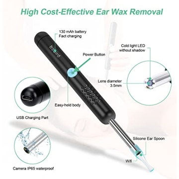 Earwax Removal Camera with 1080P HD for Home Care
