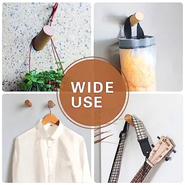 Felidio Wood Wall Hooks: Stylish, Sturdy & Easy to Install