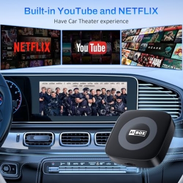 WhyBox Wireless Carplay Adapter - Dual System with Netflix, YouTube and TF Card Playback