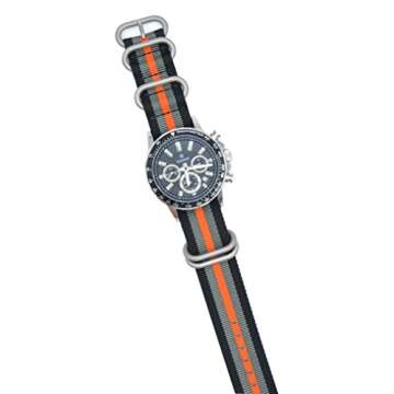 ArtStyle Watch Band with Soft & Breathable Nylon Strap