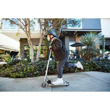 Razor A2 Kick Scooter for Kids – Wheelie Bar, Foldable, Lightweight, Front Vibration Reducing System, Adjustable Height Handlebars