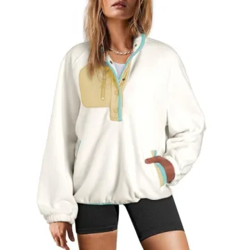 Dokotoo Women's Casual Oversized Fleece Sweatshirt - Cozy & Trendy