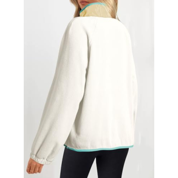 Cozy Dokotoo Women's Color Block Fleece Sweatshirt 2024