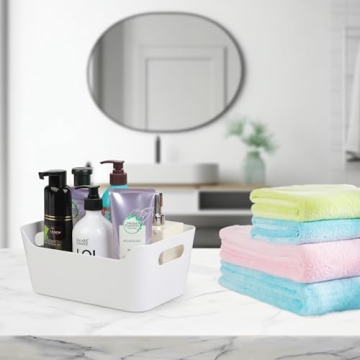 Tiawudi 12 Pack Storage Bins for Home Organization