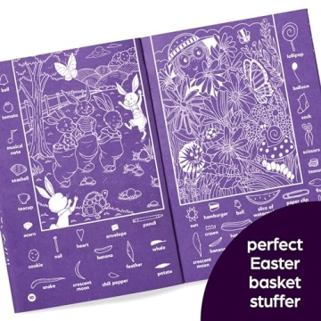 Easter Hidden Pictures Puzzles Book for Fun Family Activity