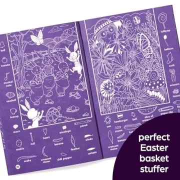 Easter Hidden Pictures Puzzles Book for Fun Family Activity