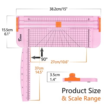 Firbon A4 Paper Cutter for Precision Crafting and More