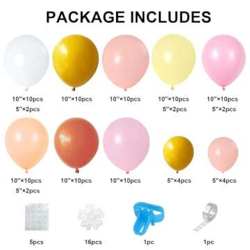 16 Set Daisy Flower Balloons DIY Kit,Boho Daisy Balloons Party Decorations for Birthday Baby Shower ...