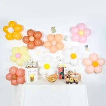 DIY Daisy Flower Balloons Kit for Party Decorations