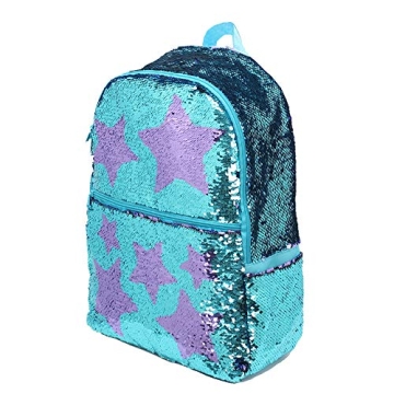 Sequin School Backpack for Girls Boys Kids Cute Kindergarten Elementary Book Bag Bookbag Glitter Spa...