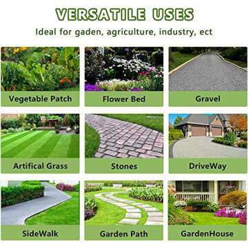 LGJIAOJIAO 3ftx50ft Weed Barrier Landscape Fabric Heavy Duty，Weed Block Gardening Ground Cover Mat, Weed Control Garden Cloth ，Woven Geotextile Fabric for Underlayment，Commercial Driveway Fabric