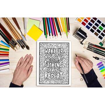 You're a Mother F*cking Badass: Motivational & Inspirational Swear Word Coloring Book for Adults