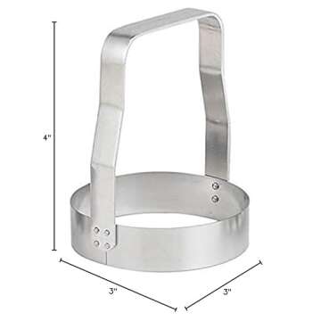 Kwik-kut Plain Edge Food Chopper, Made in USA, Durable Knife