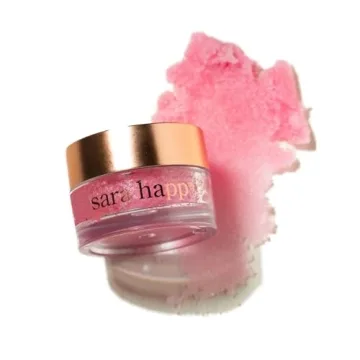 Sara Happ Pink Grapefruit Lip Scrub for Dry Lips - Exfoliating & Moisturizing